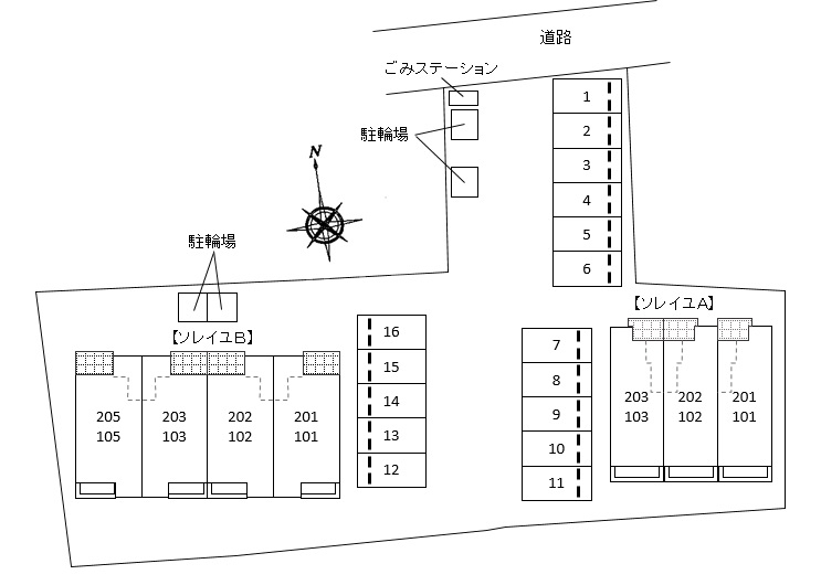 16/22 駐車場