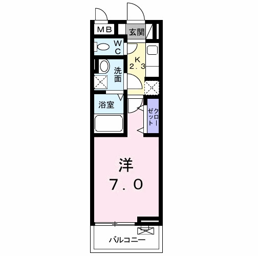 ブック フィールドⅡの間取り