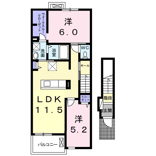 ブレアの間取り