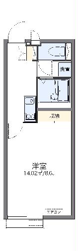 レオネクスト浜野駅前の間取り