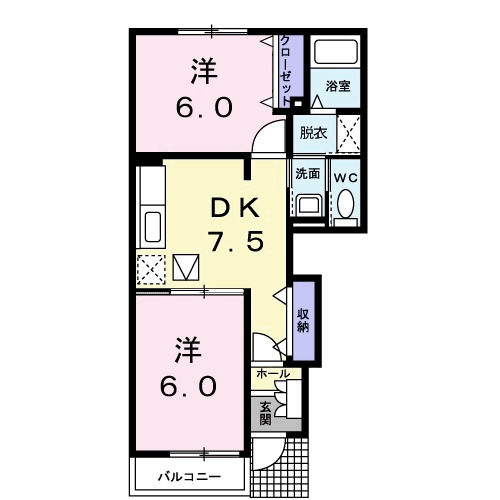 サンリット Ⅰの間取り