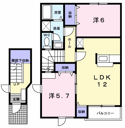 ヴィラアヴェニューⅡの間取り