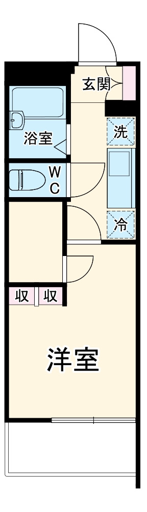 レオパレスエスペランサ稲毛の間取り