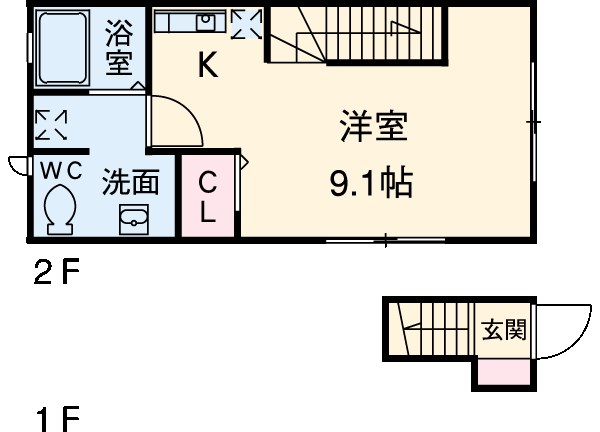 シャイニング駒沢の間取り