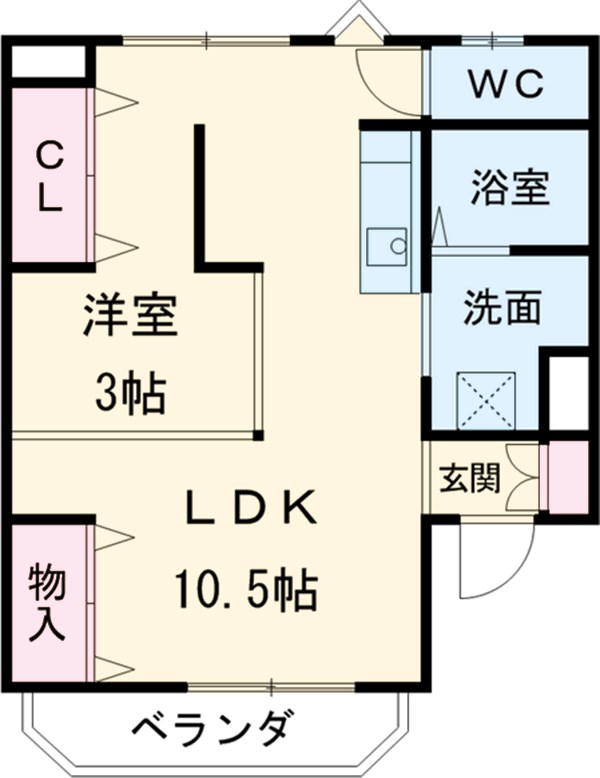 コーポレーションT&Tの間取り