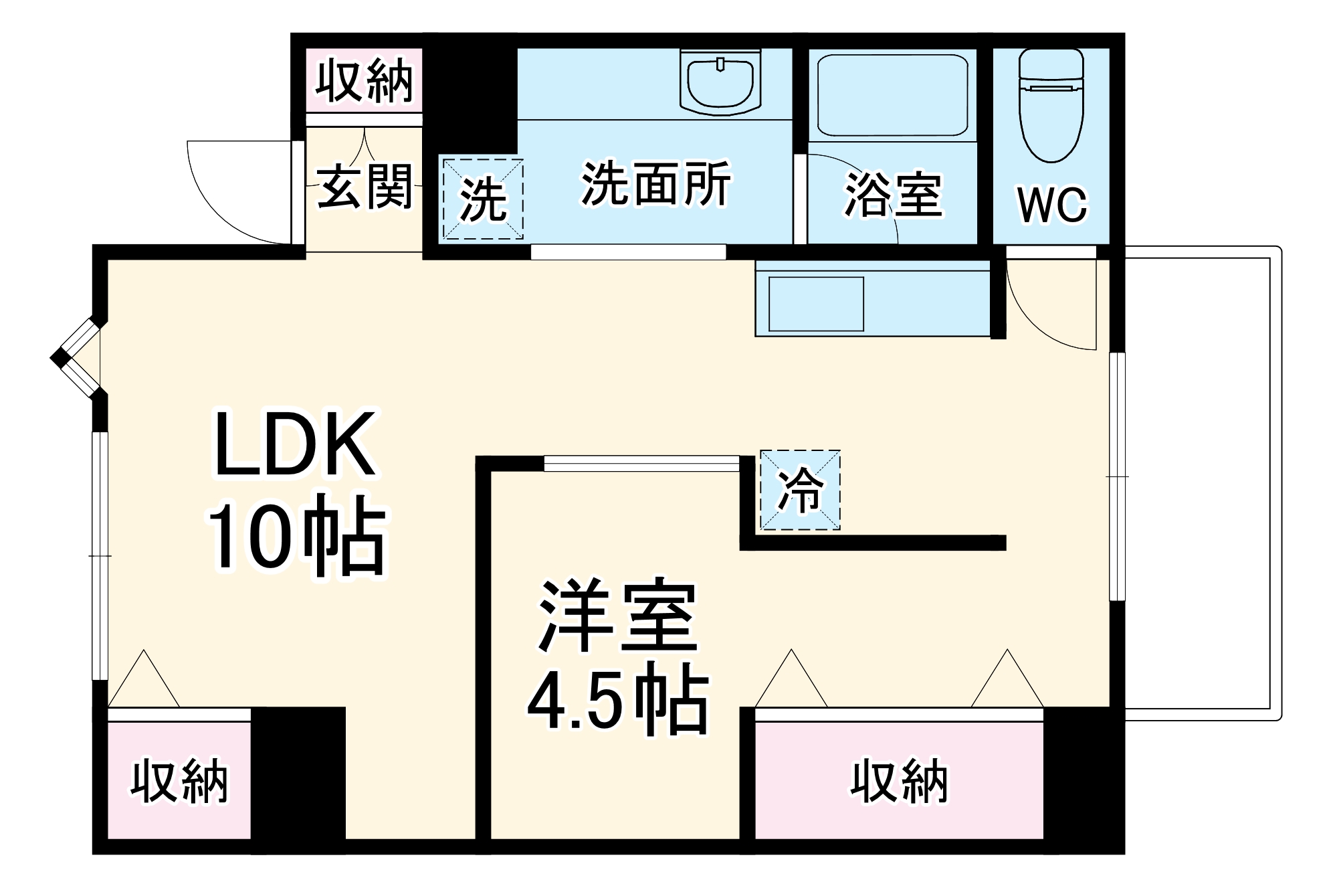 コーポレーションT&Tの間取り