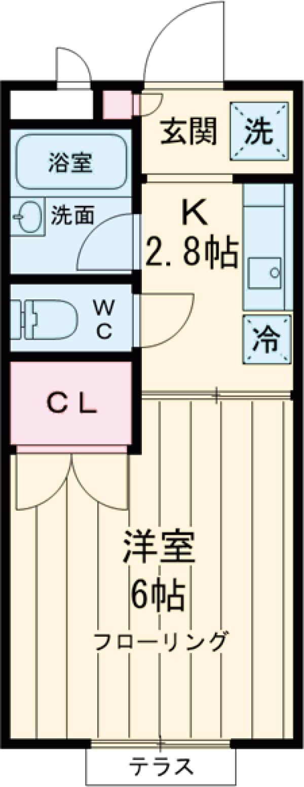 リベール玉川の間取り
