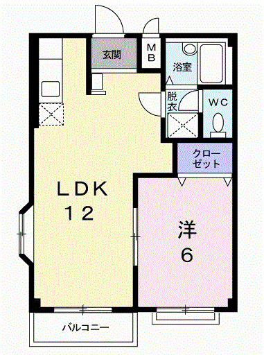 エルディム根岸の間取り