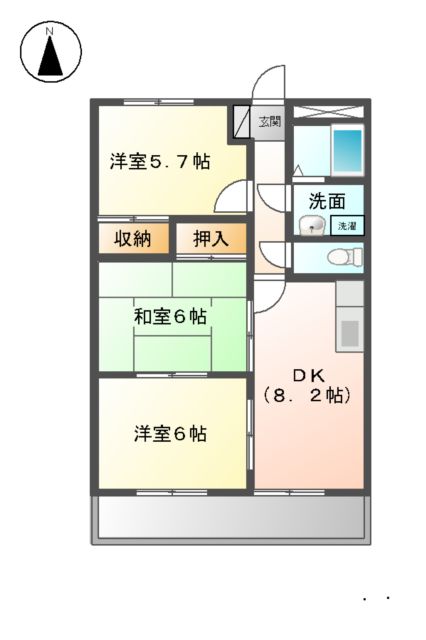 グランディール羽根の間取り