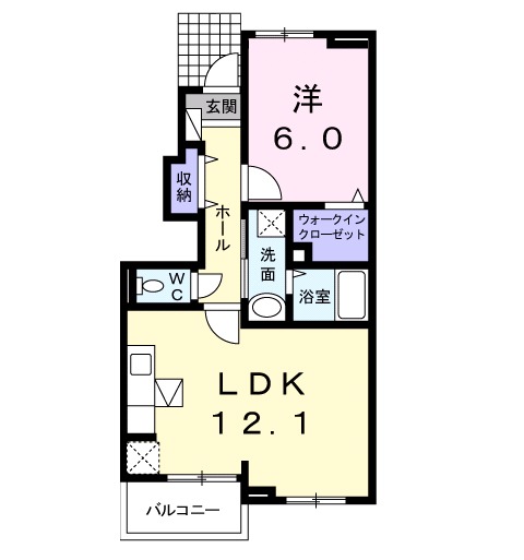 マルベリーAの間取り