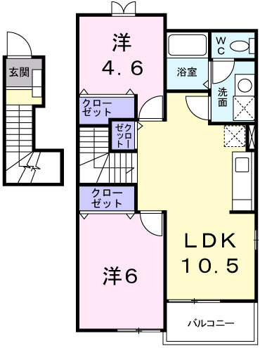 ラフィーネ上矢田の間取り