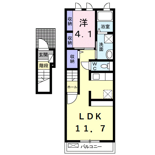 グランツヒルの間取り
