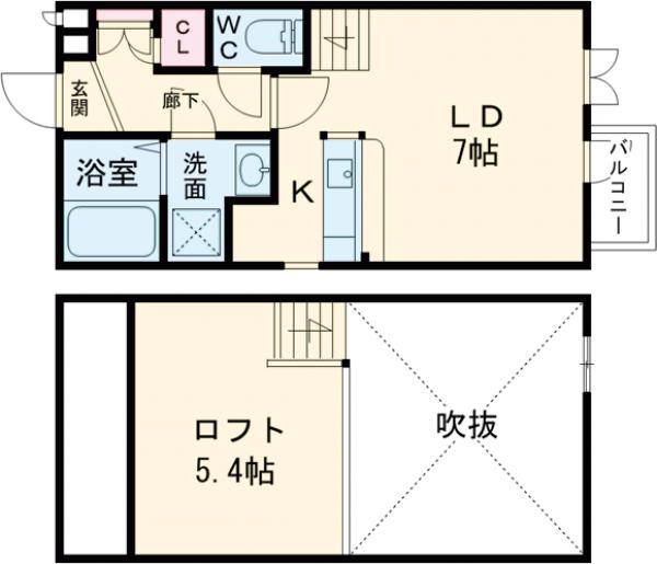 ロフティーMの間取り