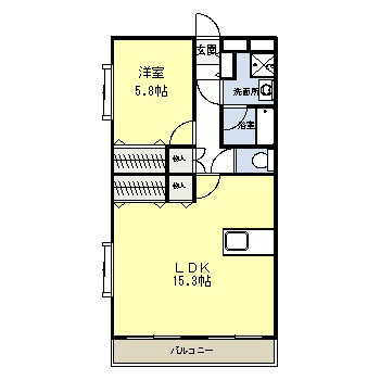 アベニールの間取り