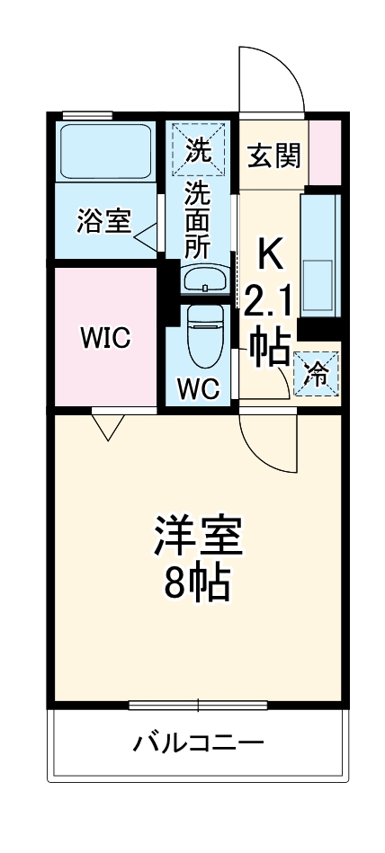ロイヤルヒルズRの間取り
