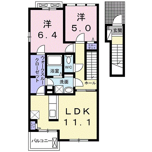 ハニーエンジェルの間取り