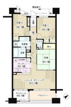 パークホームズ東神奈川ステーションアリーの間取り