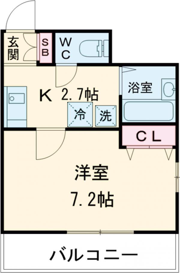 アペックス・狛江Aの間取り