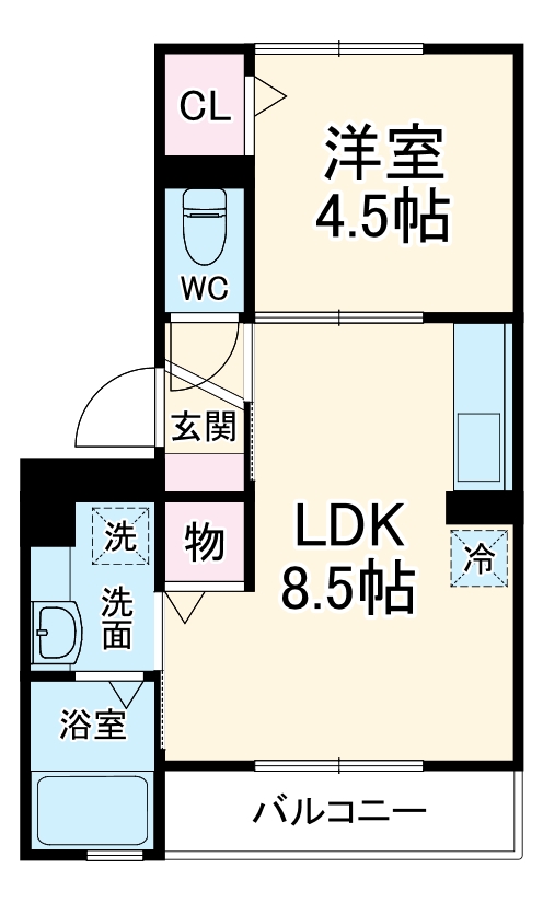 ロイヤルヒルズSの間取り