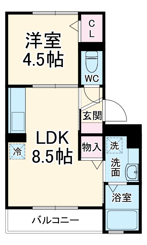 ロイヤルヒルズSの間取り
