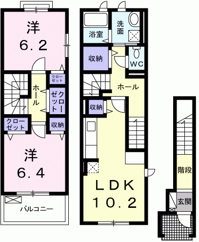 ドリームBの間取り