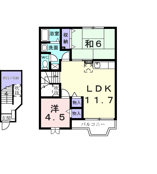 プラザ・ヴェルデ Bの間取り