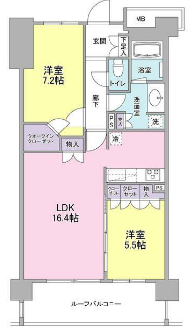 アンビエンテ経堂の間取り