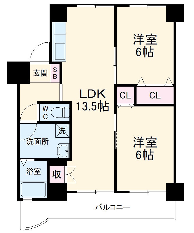 アンドウビルの間取り