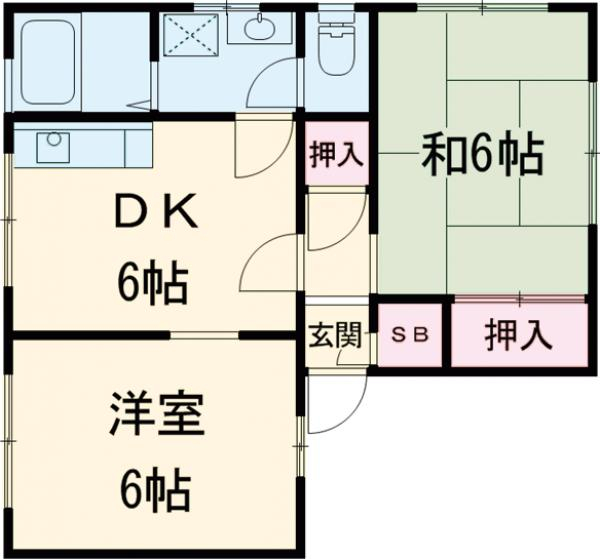ハイツ相原の間取り