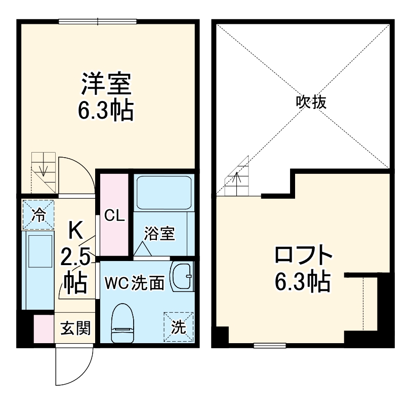 ＲＯＵＴＥ　ＯＮＥ　平塚の間取り