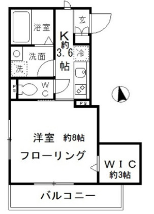 フォンターナ狛江Ⅱの間取り