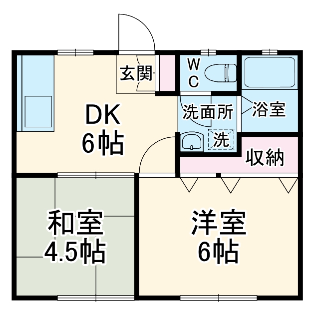 正栄ハイツⅡの間取り