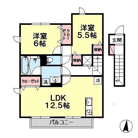 コモレビ大蔵D棟の間取り