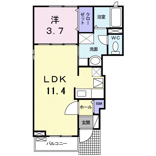 ベルメゾンの間取り