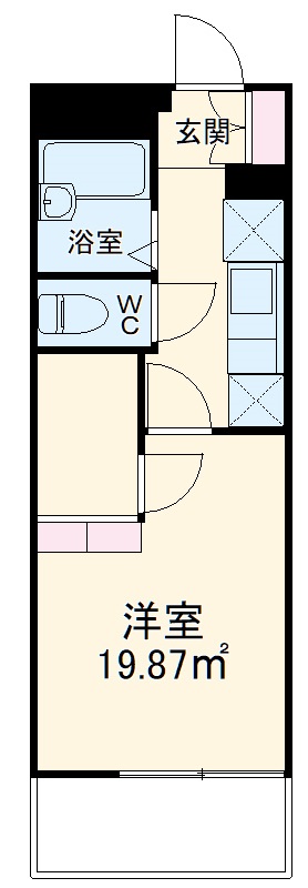 東伊場の完工年月(2009年10月)築の賃貸マンションの間取り