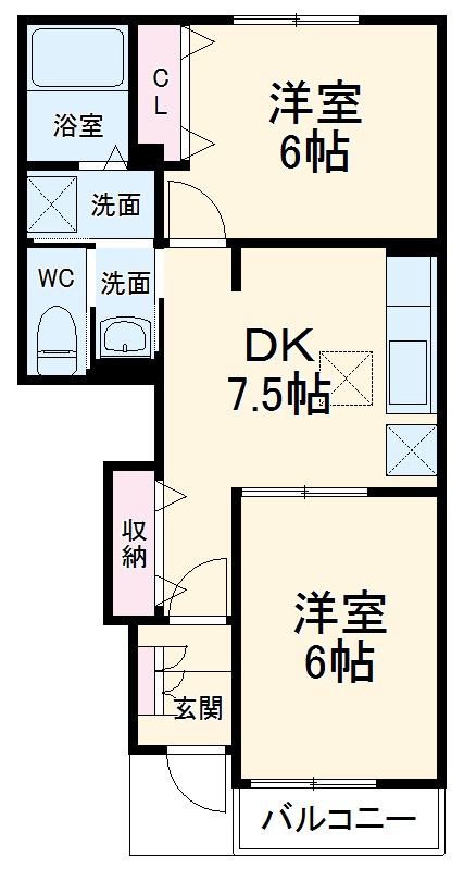 エピナールBの間取り