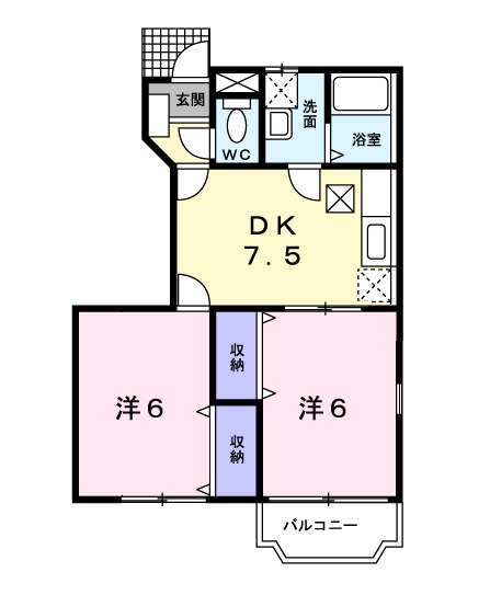 リリフローラの間取り