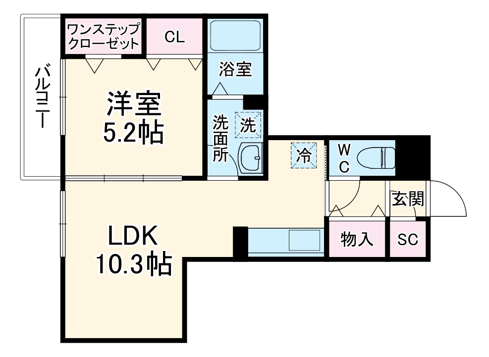 コート港南中央の間取り
