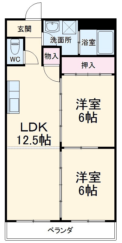 エステート23の間取り