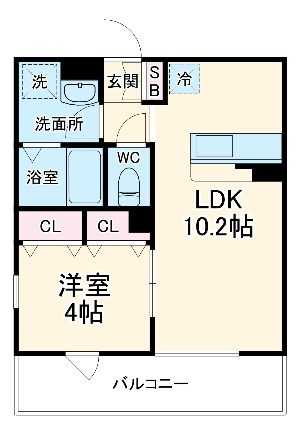 リブリ・南湖の間取り