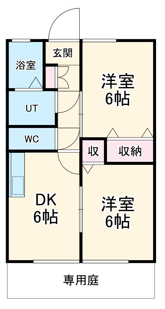 エステートの間取り