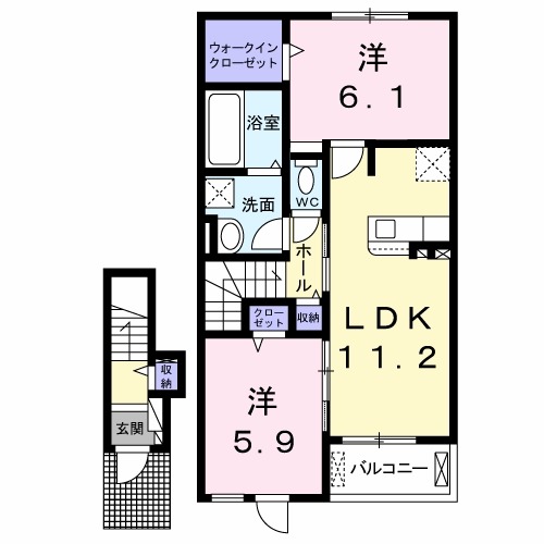 凪ステージ Ⅱの間取り