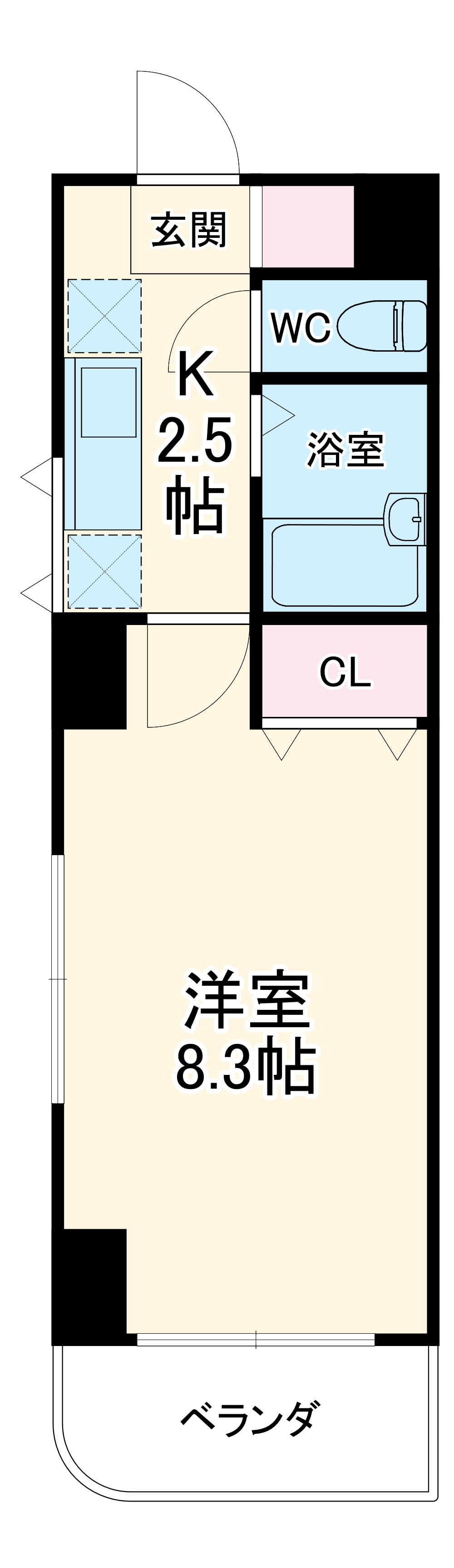 第１２中央ビルの間取り