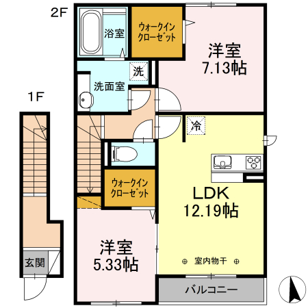 ウィステリア大磯の間取り