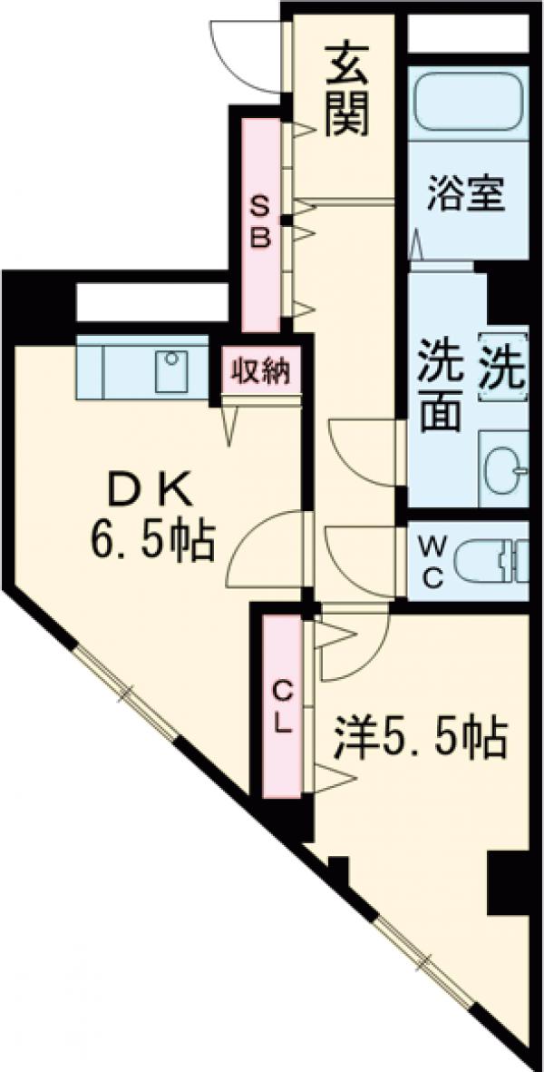 ルセーヌ二子玉川の間取り