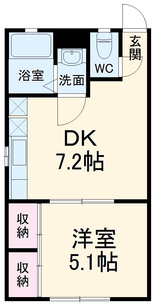コンフォートすみれの間取り