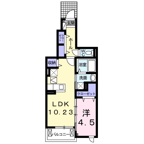 アビタシオン キクの間取り