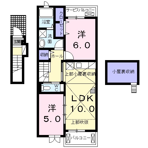 J スタジアム フロントの間取り