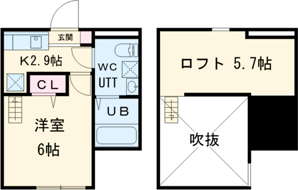 クレスト平塚の間取り