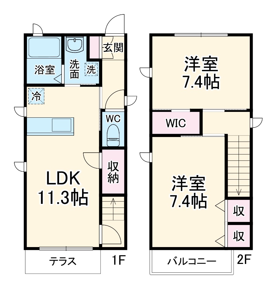 メゾン・ナンバラCの間取り